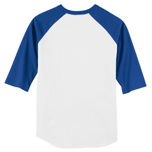 YT200 Sport-Tek® Colorblock Raglan Jersey Thumbnail