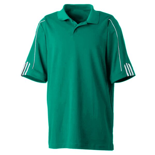 rtrack A76 Golf ClimaLite® Three-Stripe Cuff Polo Thumbnail